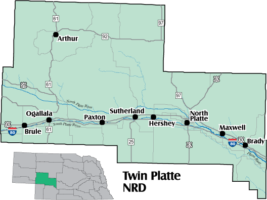 Twin Platte NRD Map