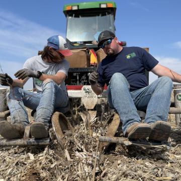 NRD Staff Plant Trees