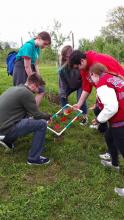 Envirothon team competing in the Range section of the seven subject competition surrounding our natural resources.