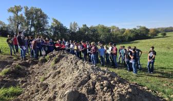 Students compete in Land Judging in Scribner, Nebraska.