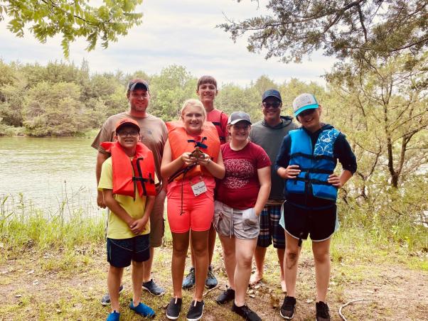 Campers learn about natural resources.