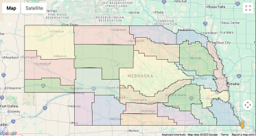 NRD Nebraska Map