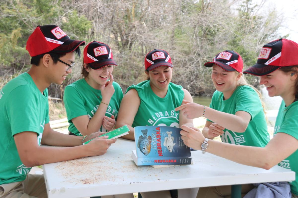 Students at Education Event