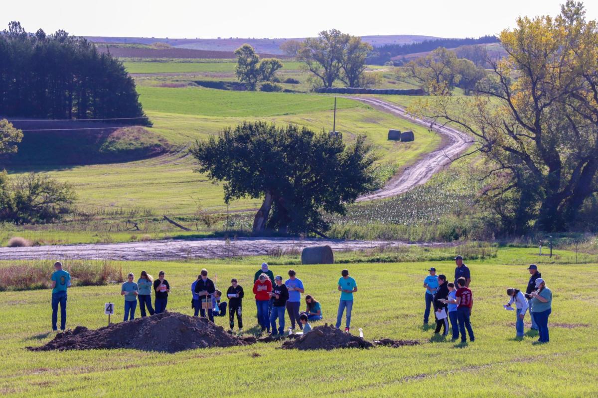 Students compete in land judging near Ord.